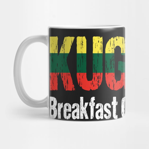 Kugelis Lithuanian Funny Food Lover Dish Lietuva Flag by Nirvanibex